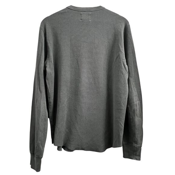 Buck Mason Vintage Thermal Surplus Long Sleeve Shirt Men's M - Picture 3 of 6